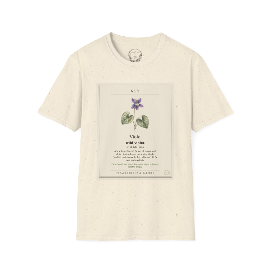 The Herbanium Tee - March Wild Violet - product photo 3
