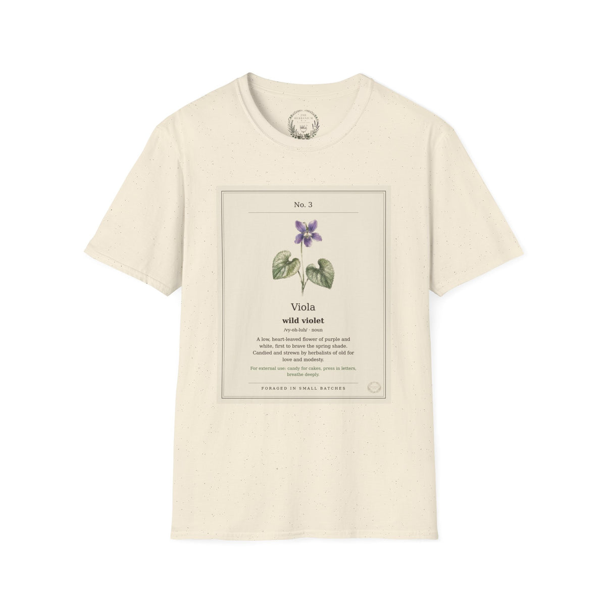 The Herbanium Tee - March Wild Violet - product photo 3