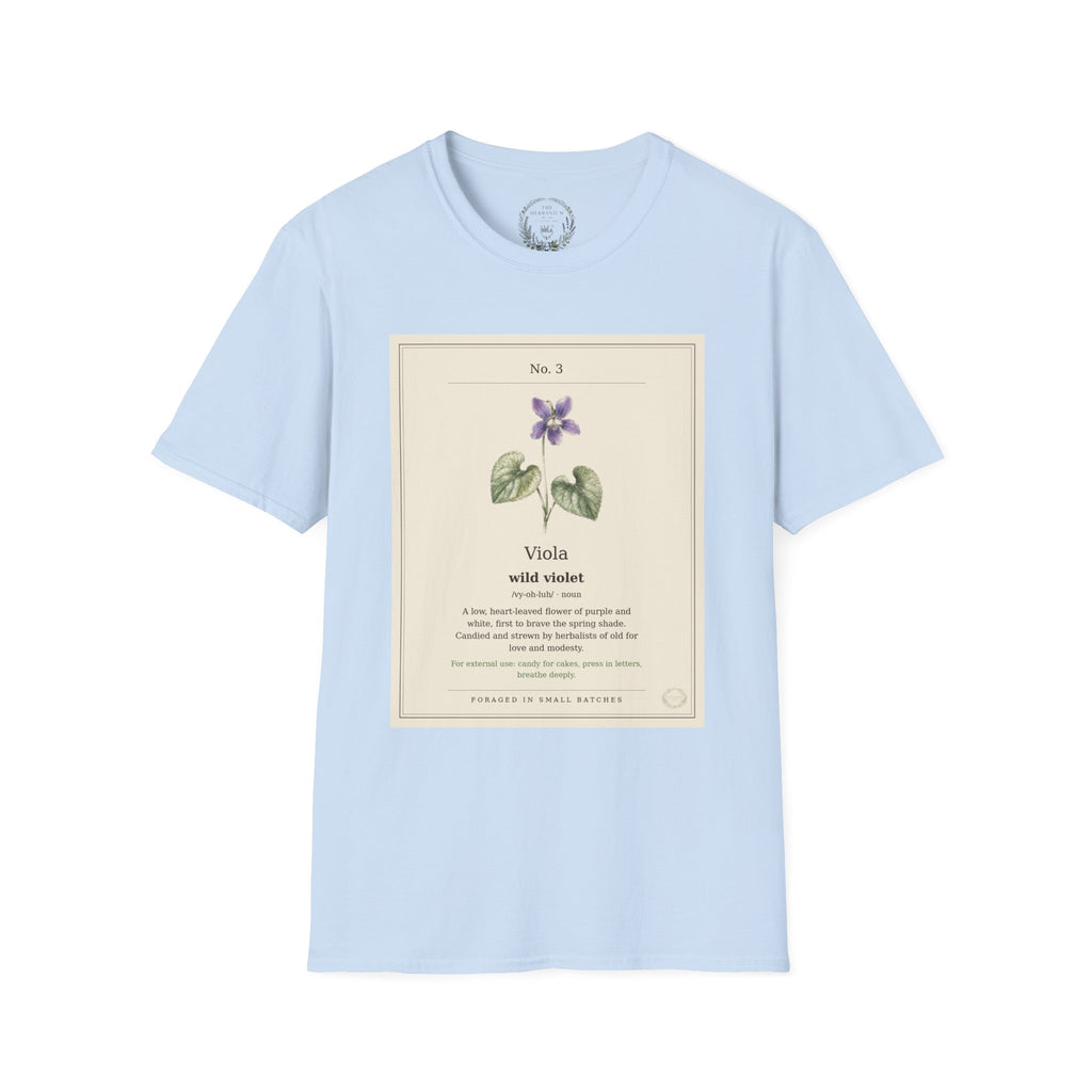 The Herbanium Tee - March Wild Violet - product photo 5