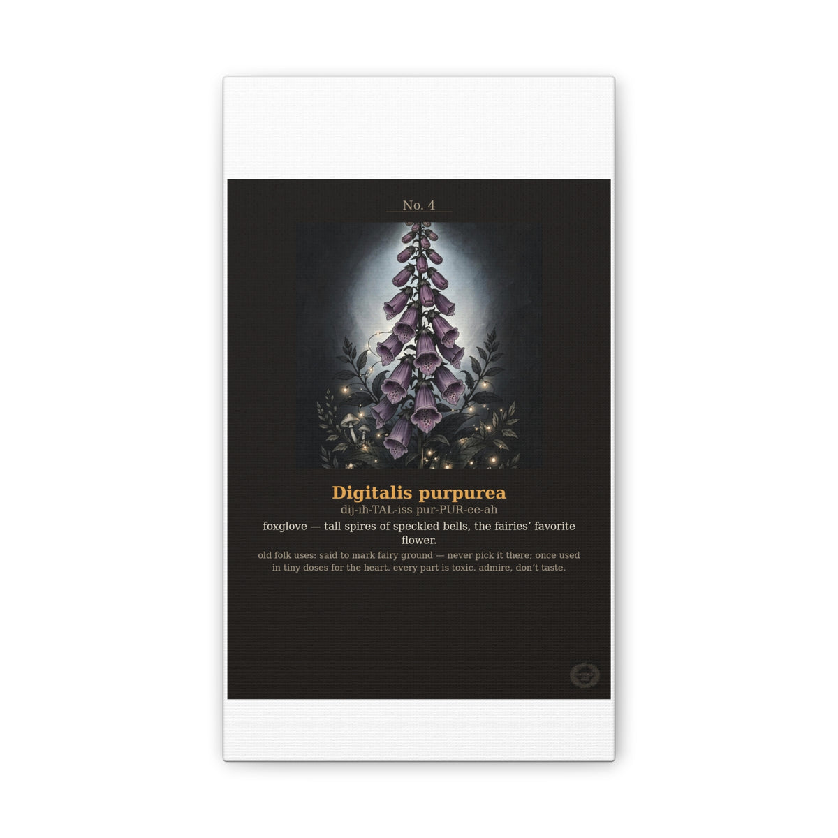 Apothecary of Thorns Canvas - Foxglove No. 4 - product photo 3