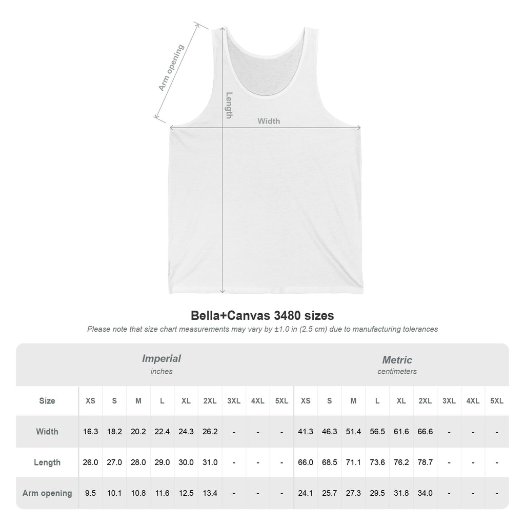 Pine Trail Tank with vintage pine forest artwork