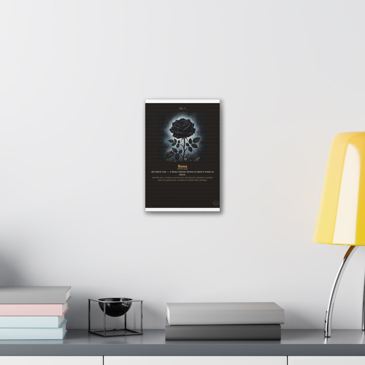 Apothecary of Thorns Canvas - Black Rose No. 1 - product photo 10
