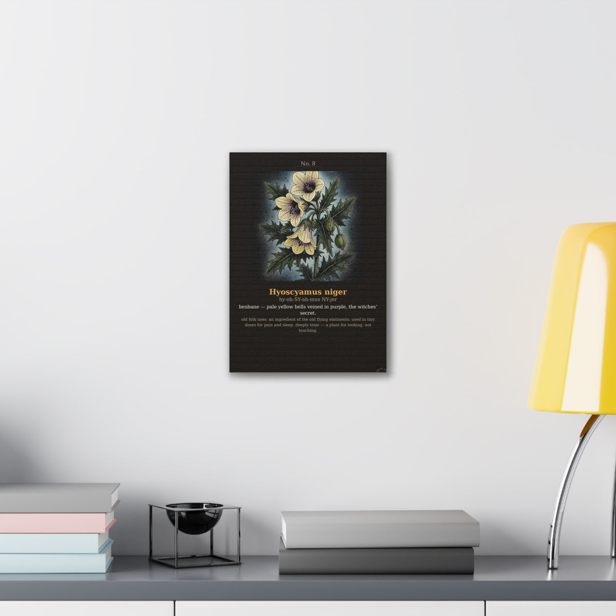 Apothecary of Thorns Canvas - Henbane No. 8