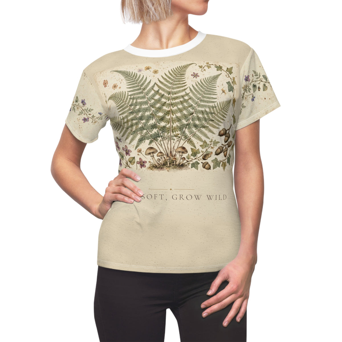 Stay Soft, Grow Wild Botanical Fern Tee