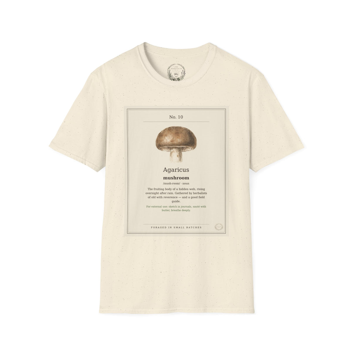The Herbanium Tee - October Mushroom