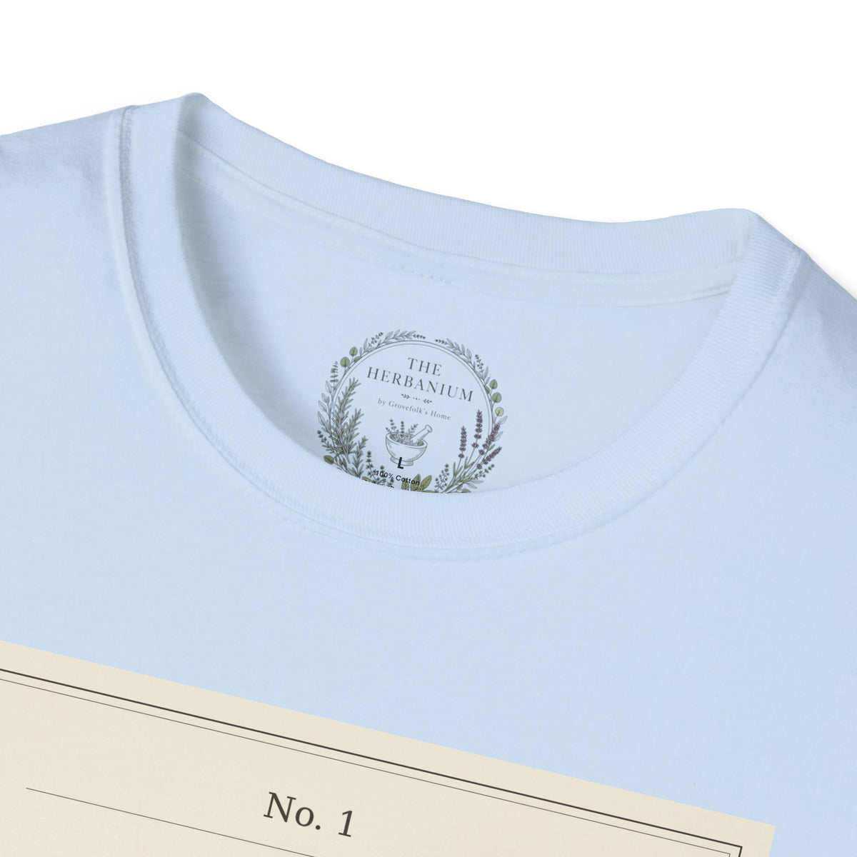 The Herbanium Tee - January Lichen
