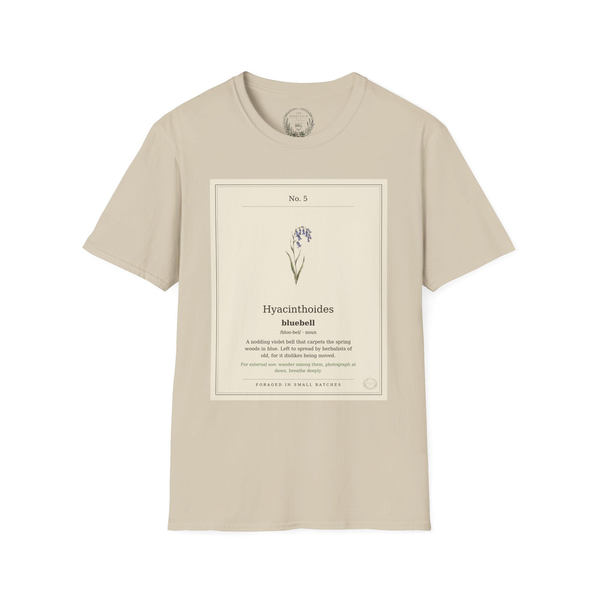The Herbanium Tee - May Bluebell - product photo 2