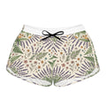 Women's Lavender & Fern Shorts - printed casual shorts