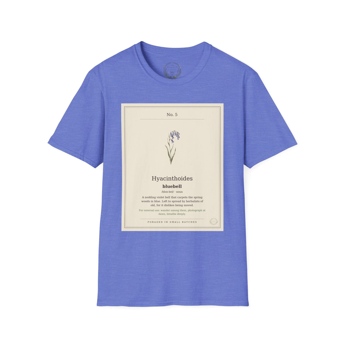 The Herbanium Tee - May Bluebell