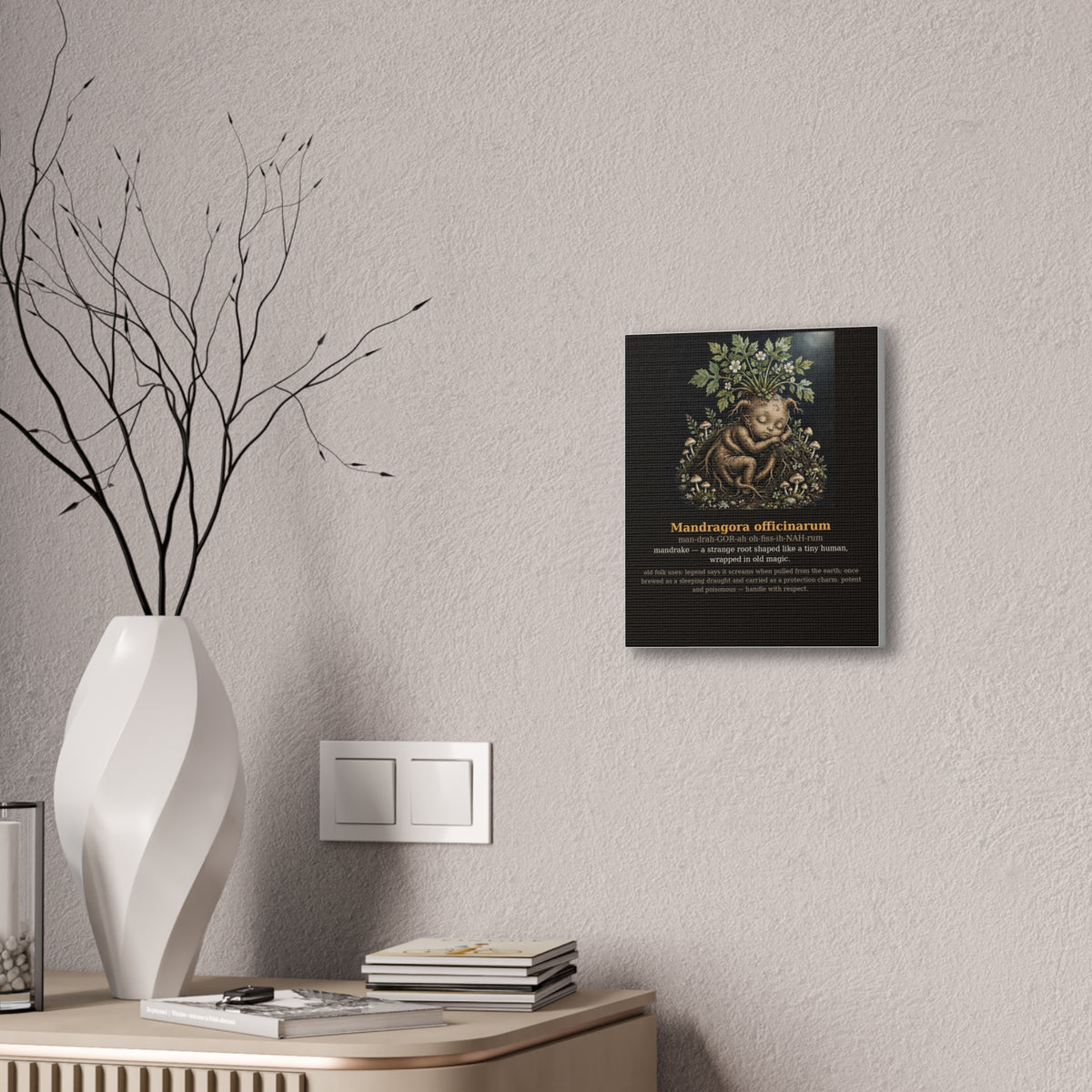 Apothecary of Thorns Canvas - Mandrake No. 3
