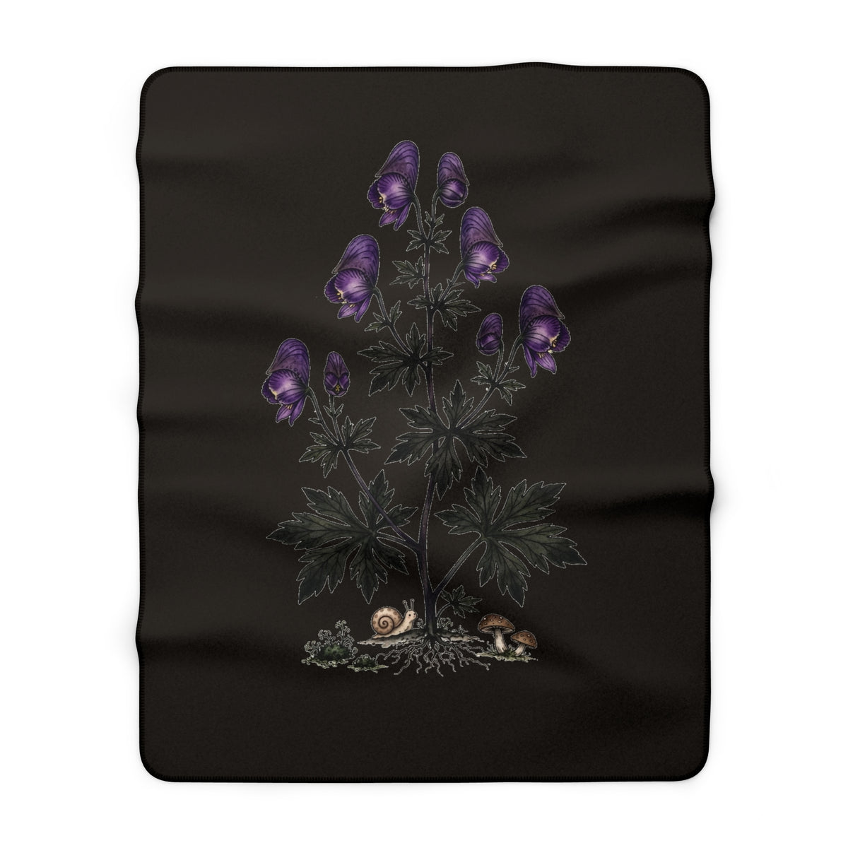 Apothecary of Thorns Sherpa Blanket - Wolfsbane - product photo 3