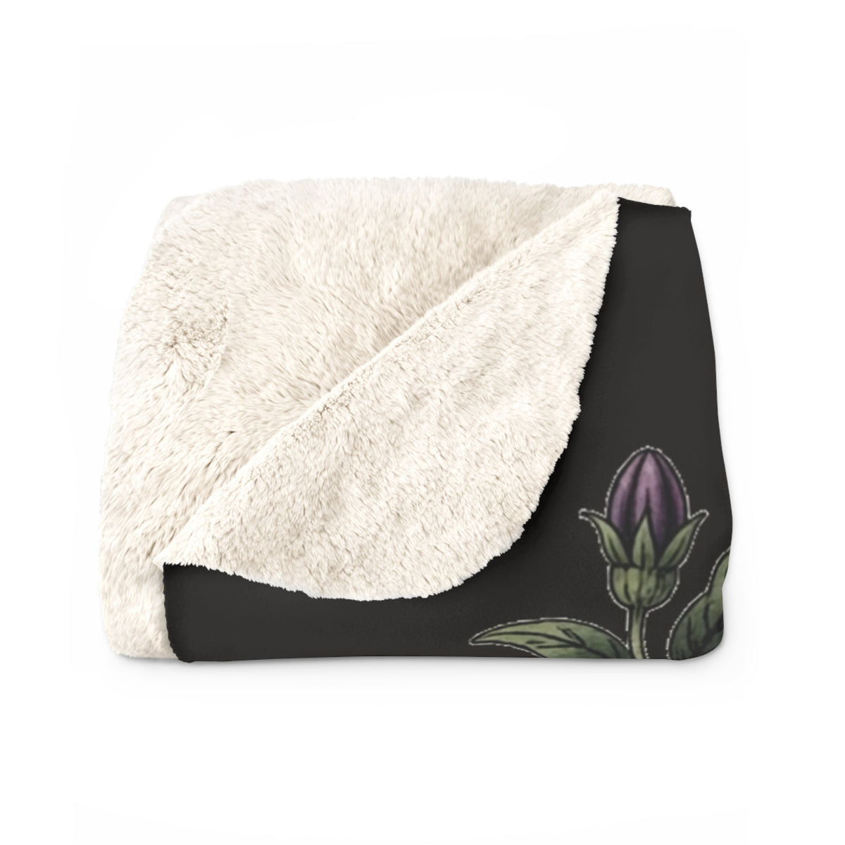 Apothecary of Thorns Sherpa Blanket - Belladonna