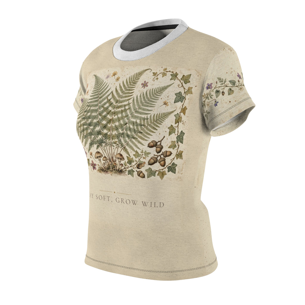 Stay Soft, Grow Wild Botanical Fern Tee