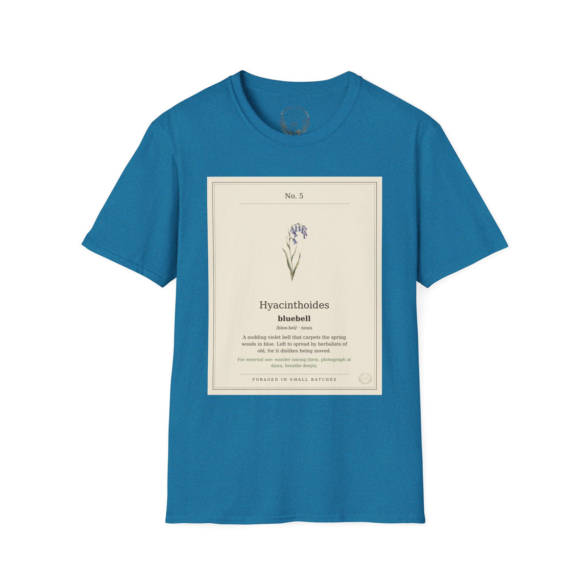 The Herbanium Tee - May Bluebell