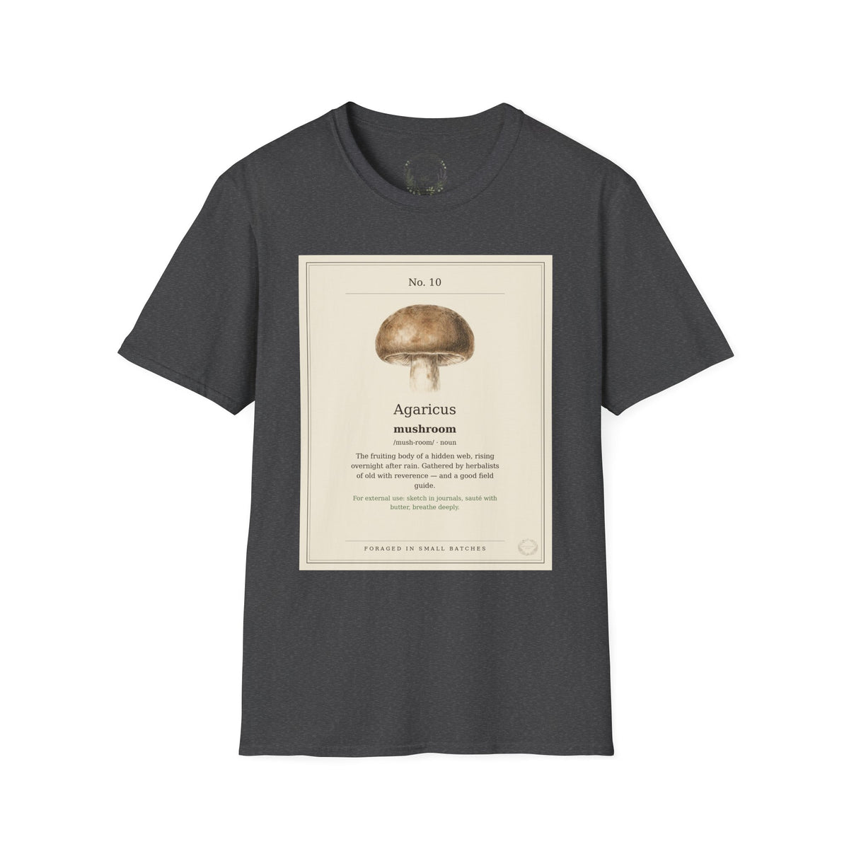 The Herbanium Tee - October Mushroom