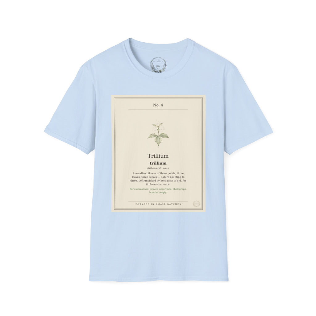 The Herbanium Tee - April Trillium