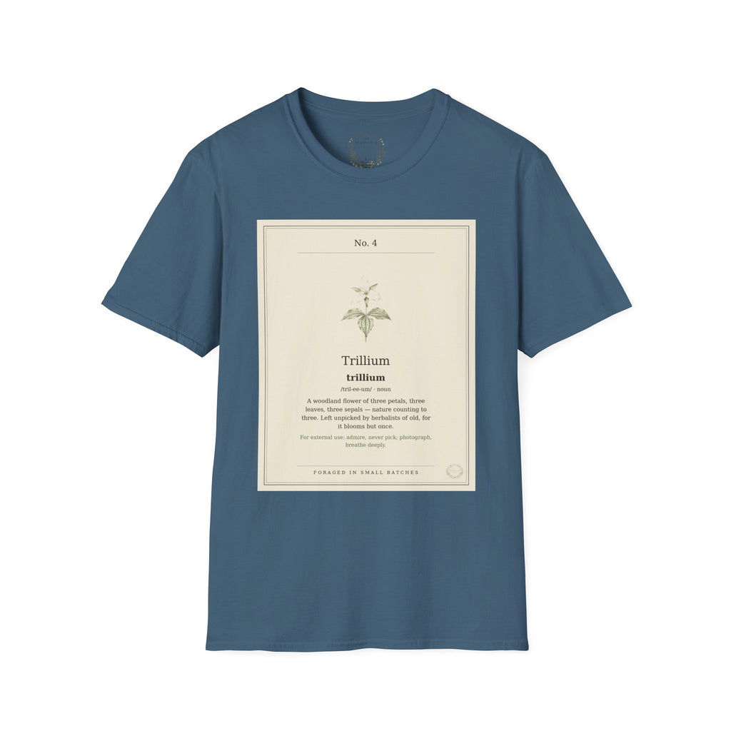 The Herbanium Tee - April Trillium