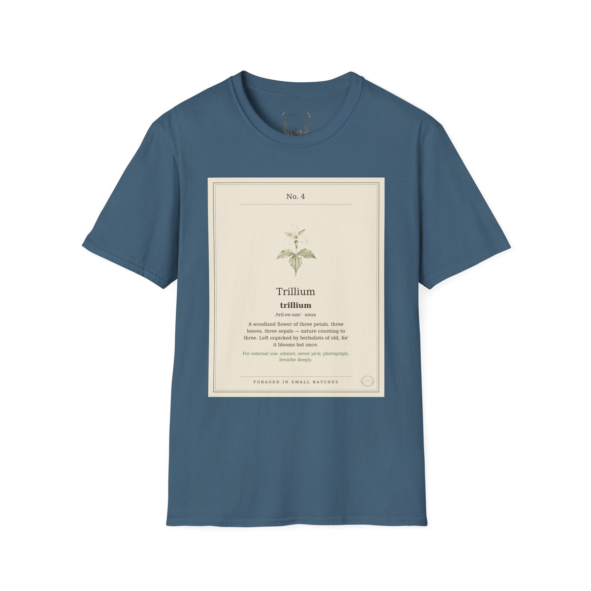 The Herbanium Tee - April Trillium