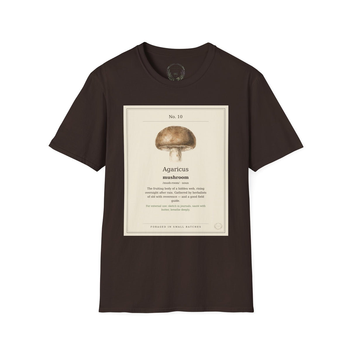 The Herbanium Tee - October Mushroom