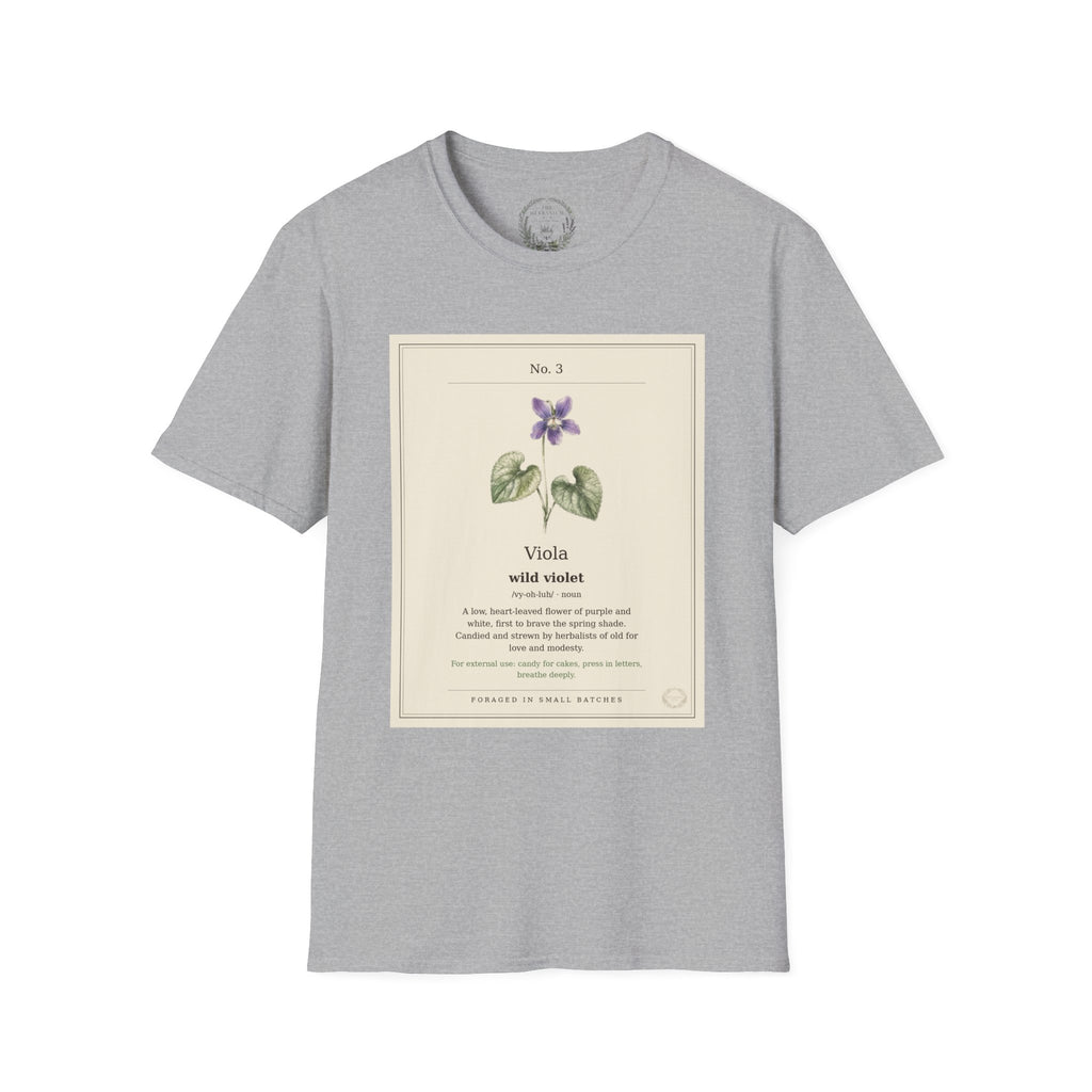 The Herbanium Tee - March Wild Violet - product photo 2