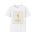 The Herbanium Tee - November Fern - botanical illustration printed on a soft short-sleeve tee