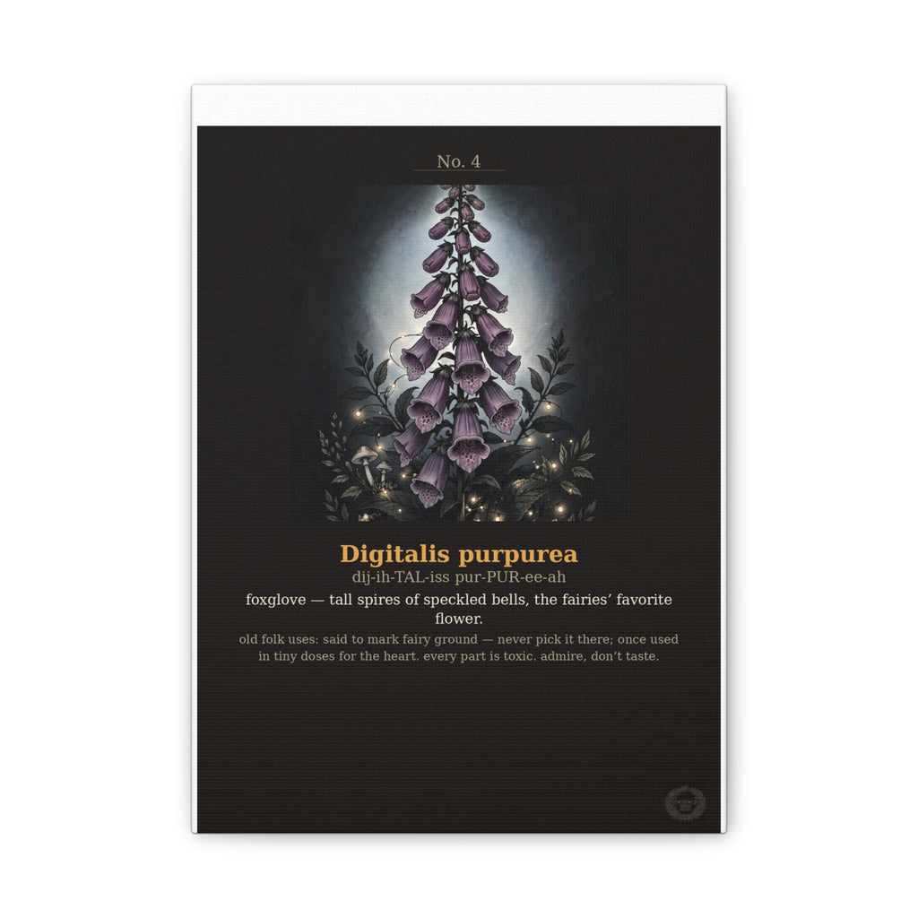 Apothecary of Thorns Canvas - Foxglove No. 4 - product photo 5