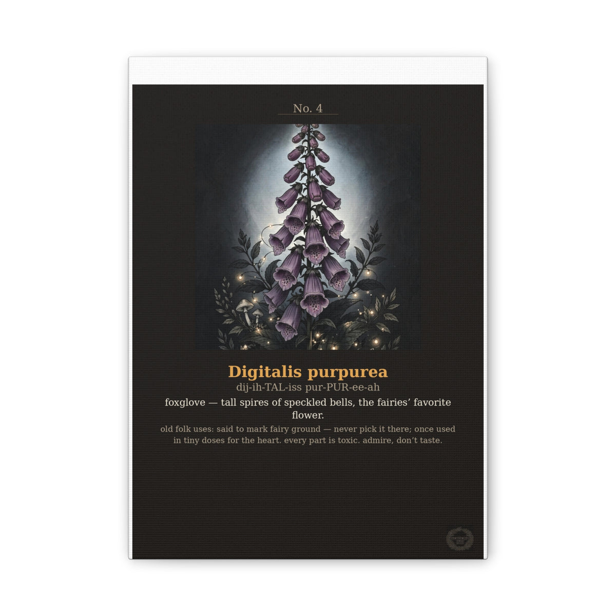 Apothecary of Thorns Canvas - Foxglove No. 4 - product photo 5