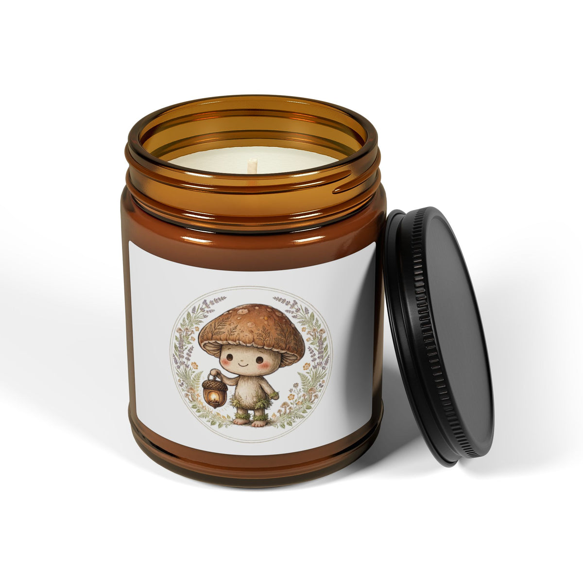 Amber Jar Soy Candle - product photo 6