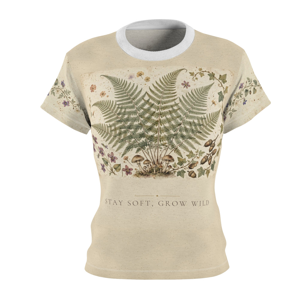 Stay Soft, Grow Wild Botanical Fern Tee