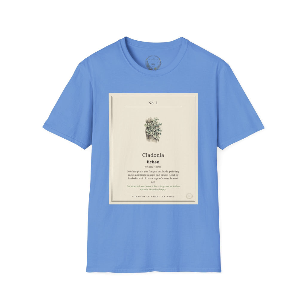 The Herbanium Tee - January Lichen
