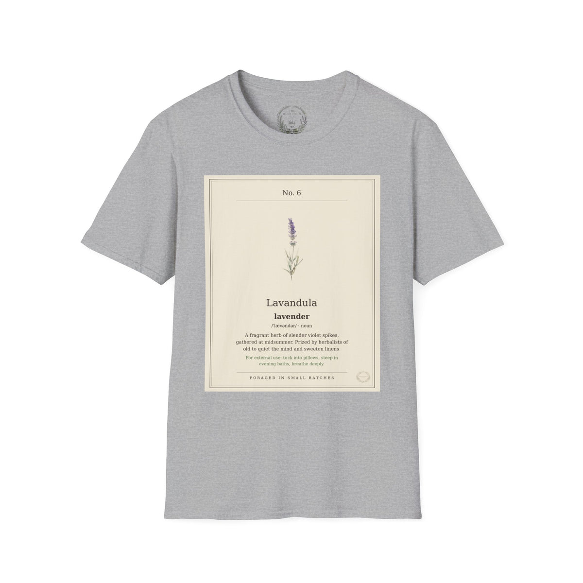 The Herbanium Tee - June Lavender - product photo 4