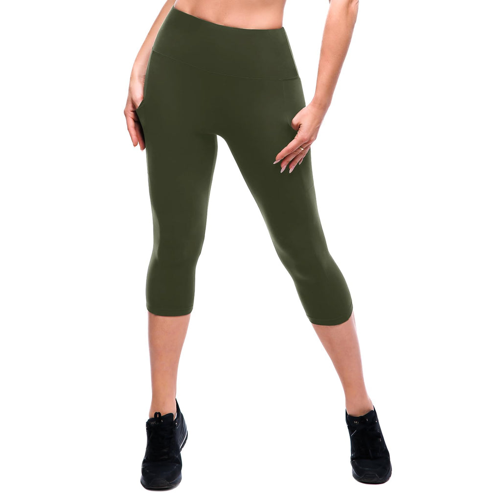 High-Waisted Leggings with Pockets