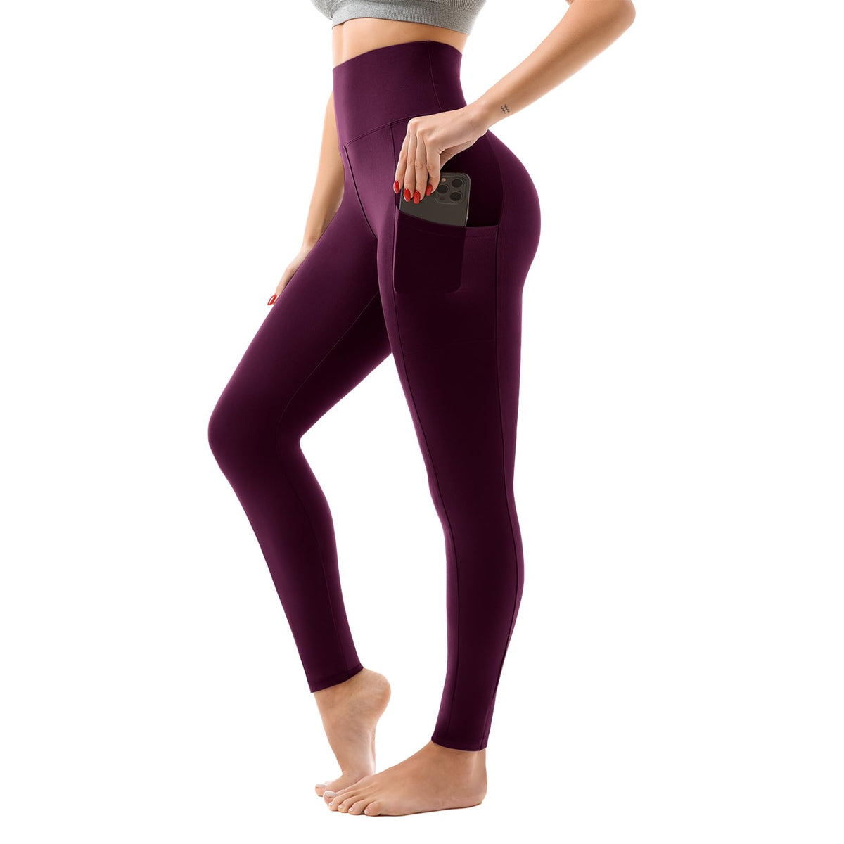 High-Waisted Leggings with Pockets