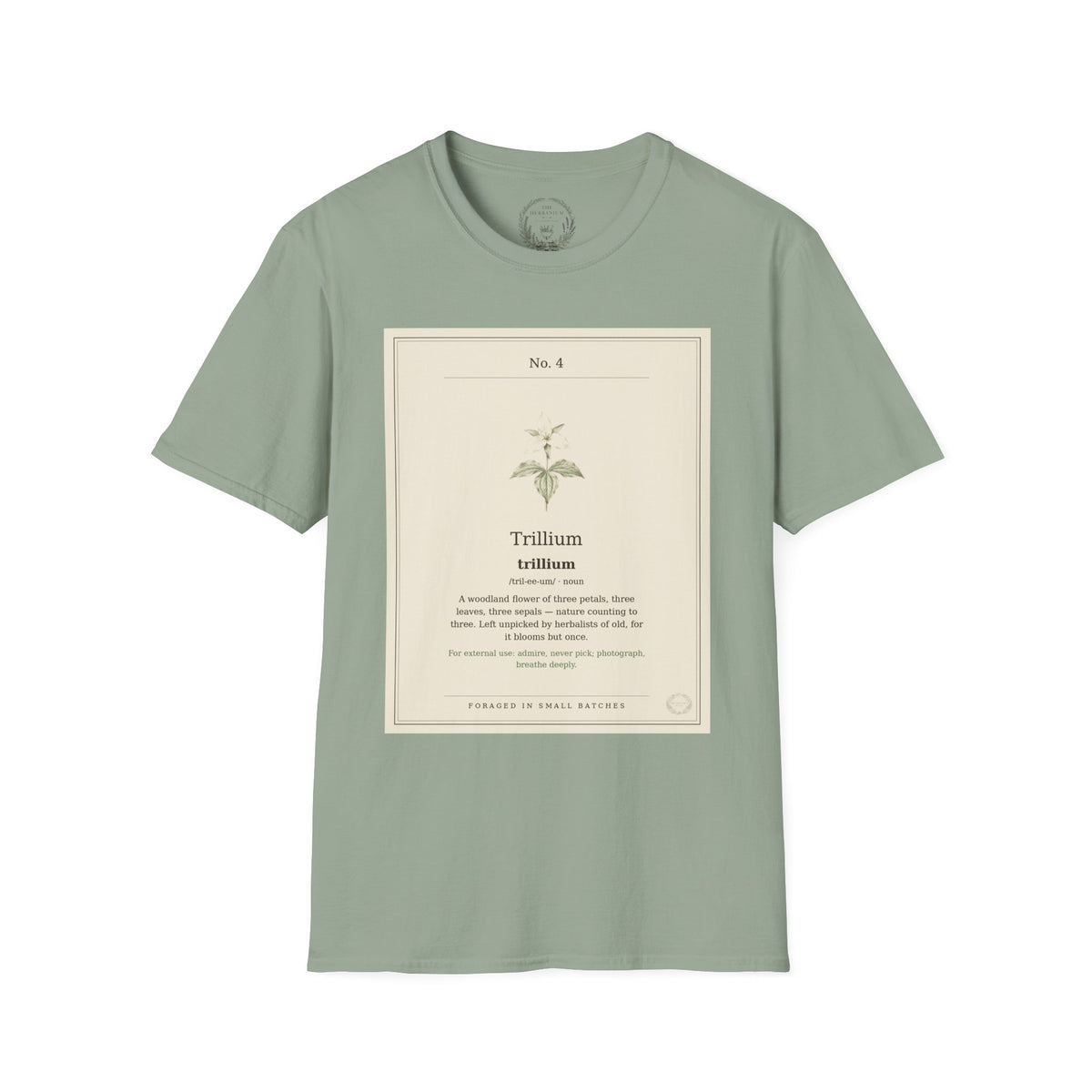 The Herbanium Tee - April Trillium - product photo 8