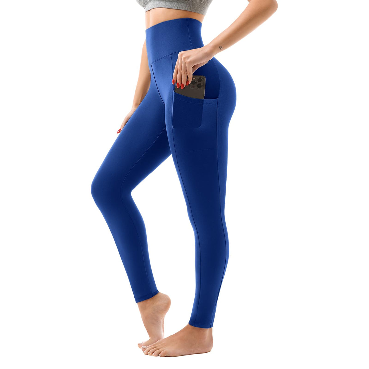 High-Waisted Leggings with Pockets - product photo 7
