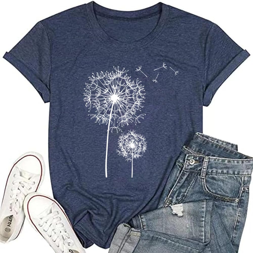 Boho Wildflower Tee with vintage wildflower and butterfly print