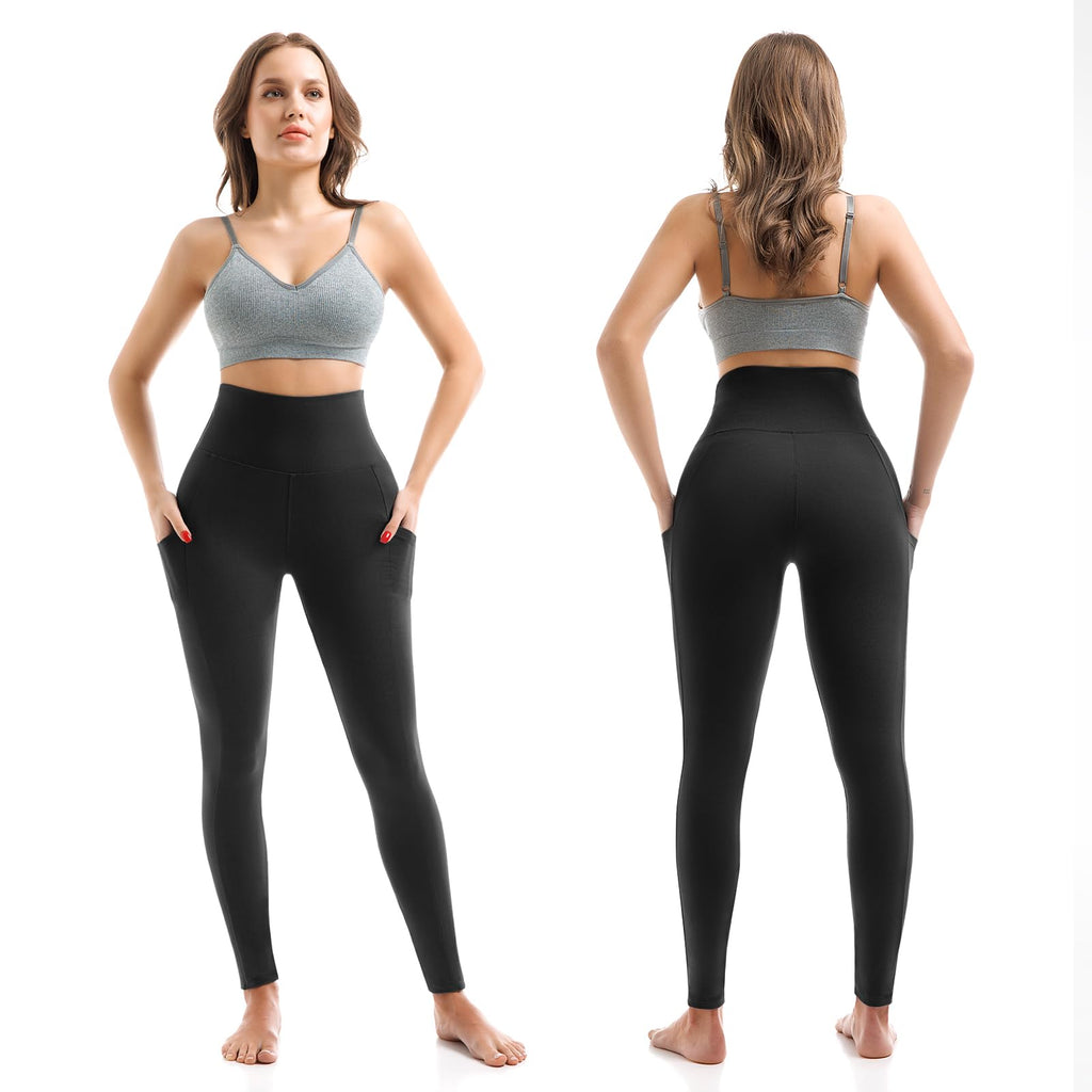 High-Waisted Leggings with Pockets