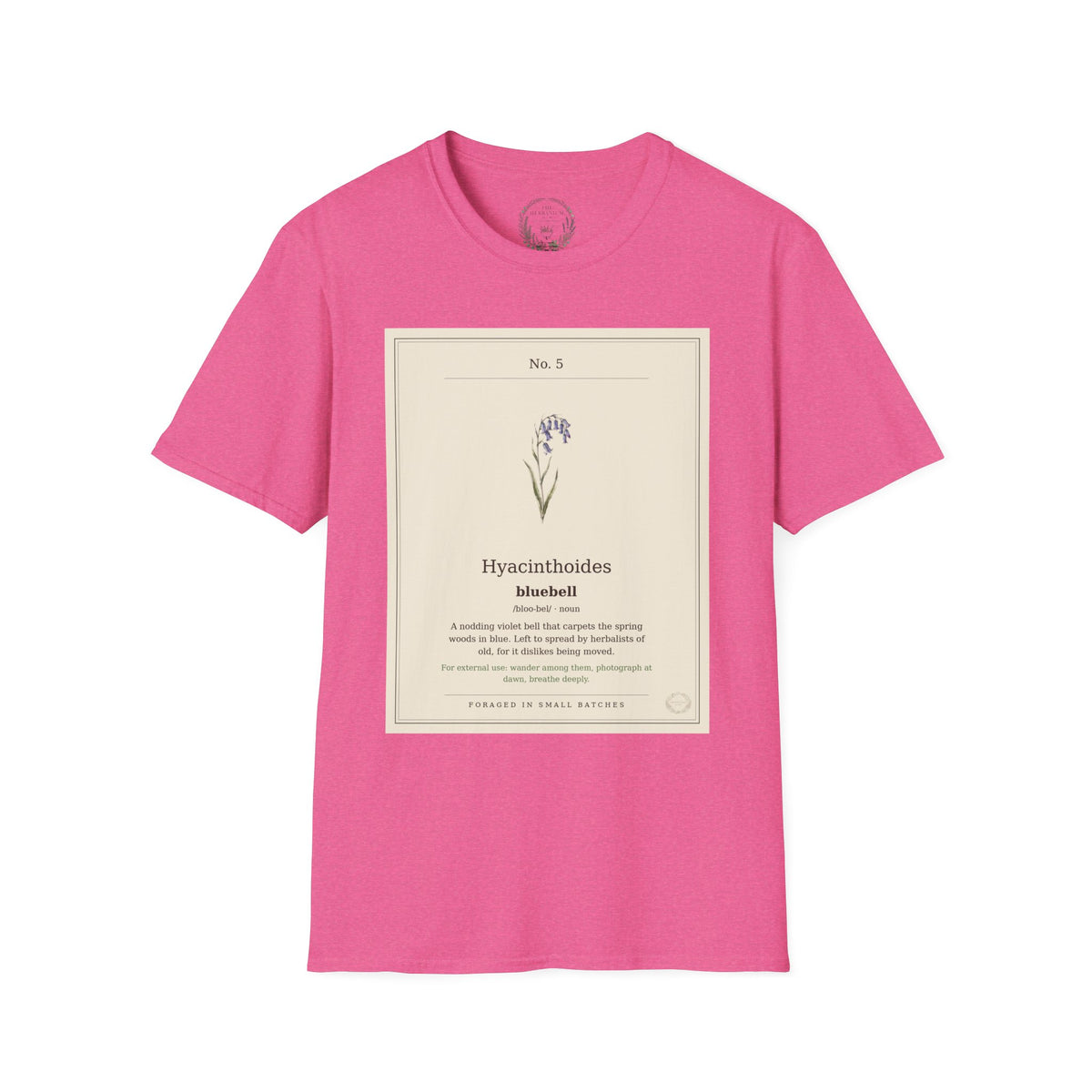 The Herbanium Tee - May Bluebell