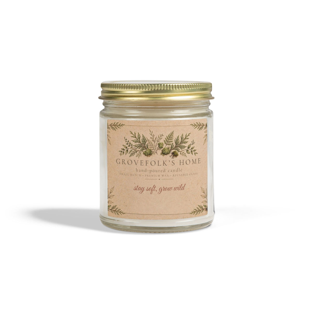 Coconut Apricot Wax Candle