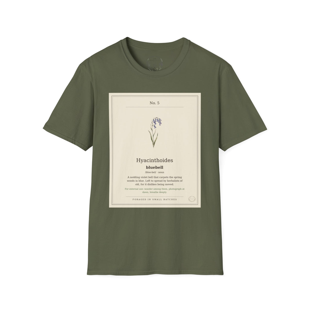 The Herbanium Tee - May Bluebell - product photo 7