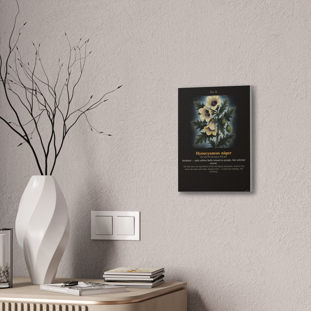 Apothecary of Thorns Canvas - Henbane No. 8