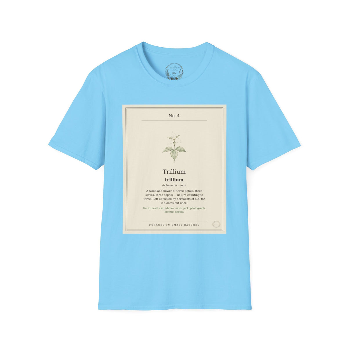 The Herbanium Tee - April Trillium - product photo 10