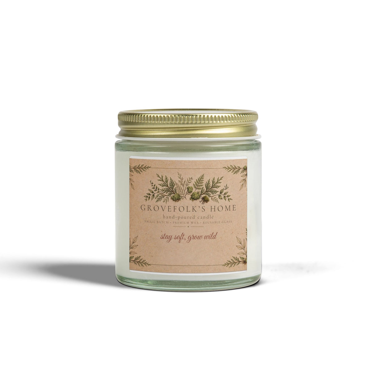 Coconut Apricot Wax Candle