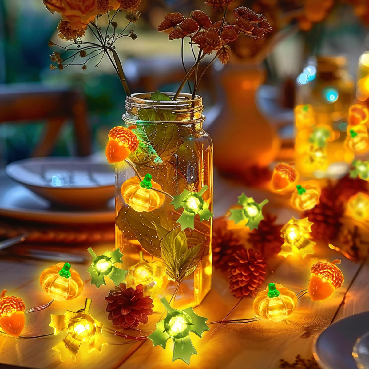 Mushroom Fairy Lights - 10ft 30 LED - product photo 7
