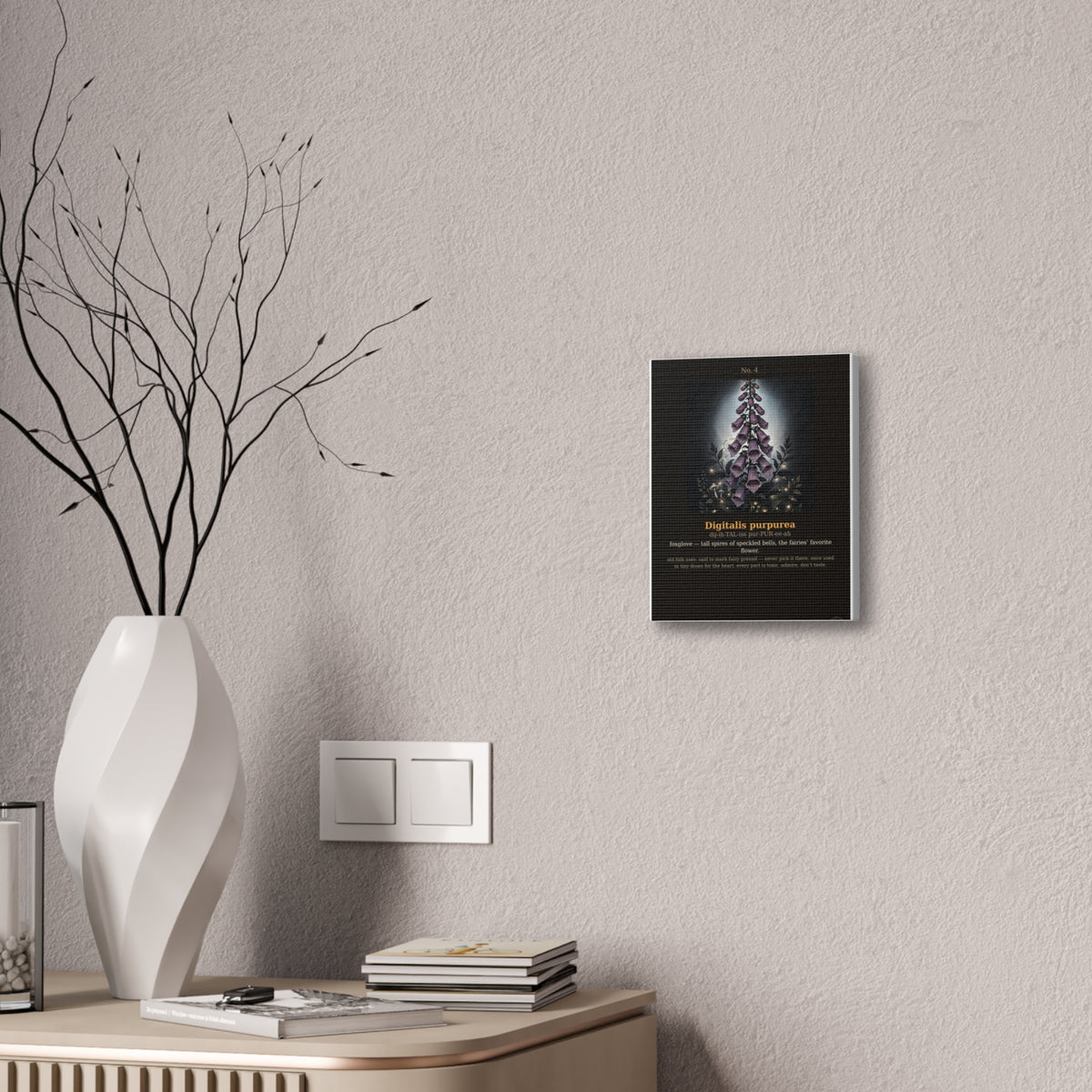 Apothecary of Thorns Canvas - Foxglove No. 4 - product photo 8