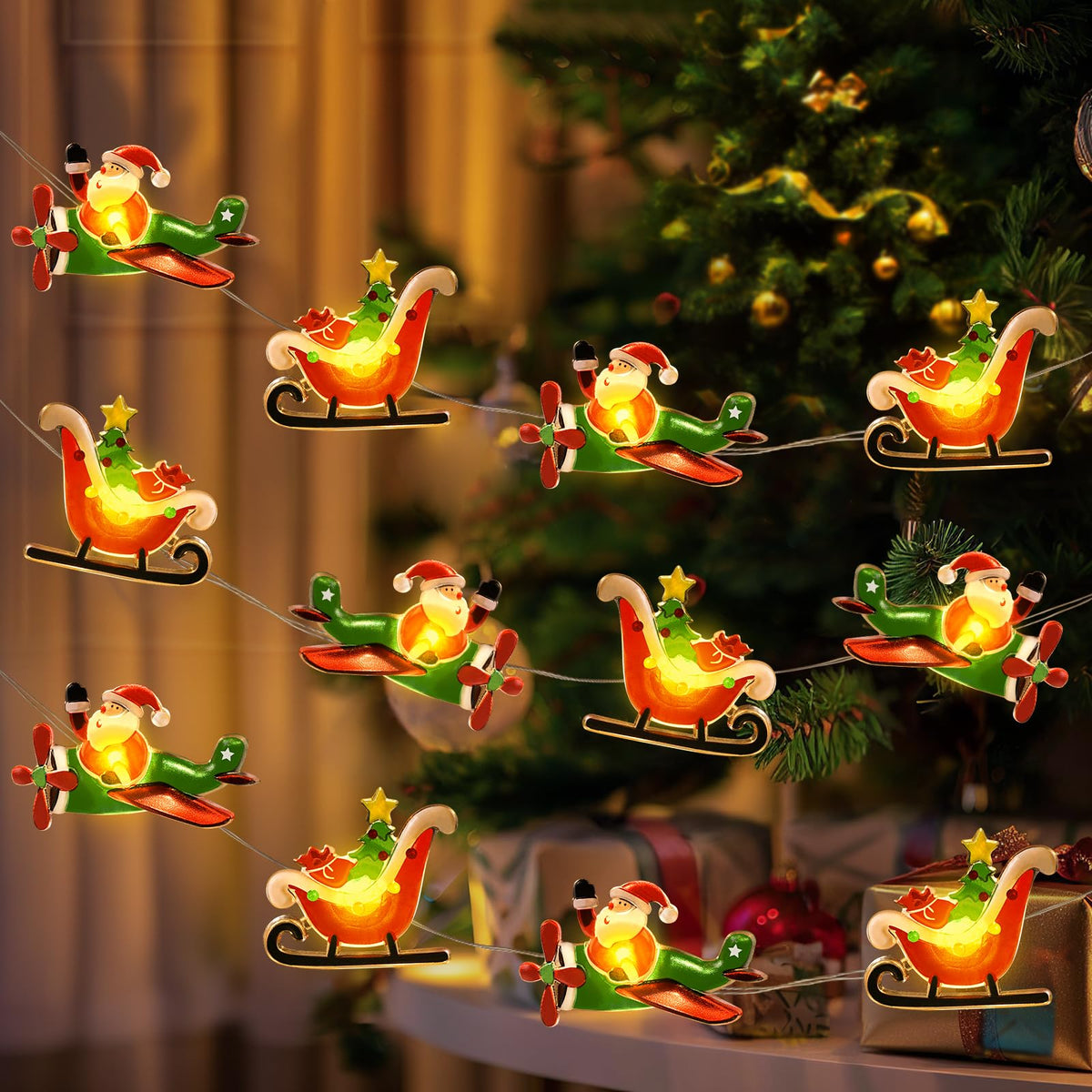 Mushroom Fairy Lights - 10ft 30 LED - product photo 4
