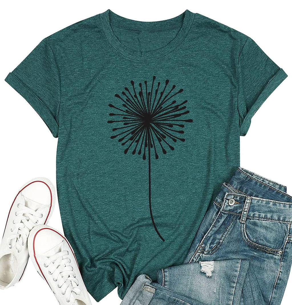 Boho Wildflower Tee with vintage wildflower and butterfly print