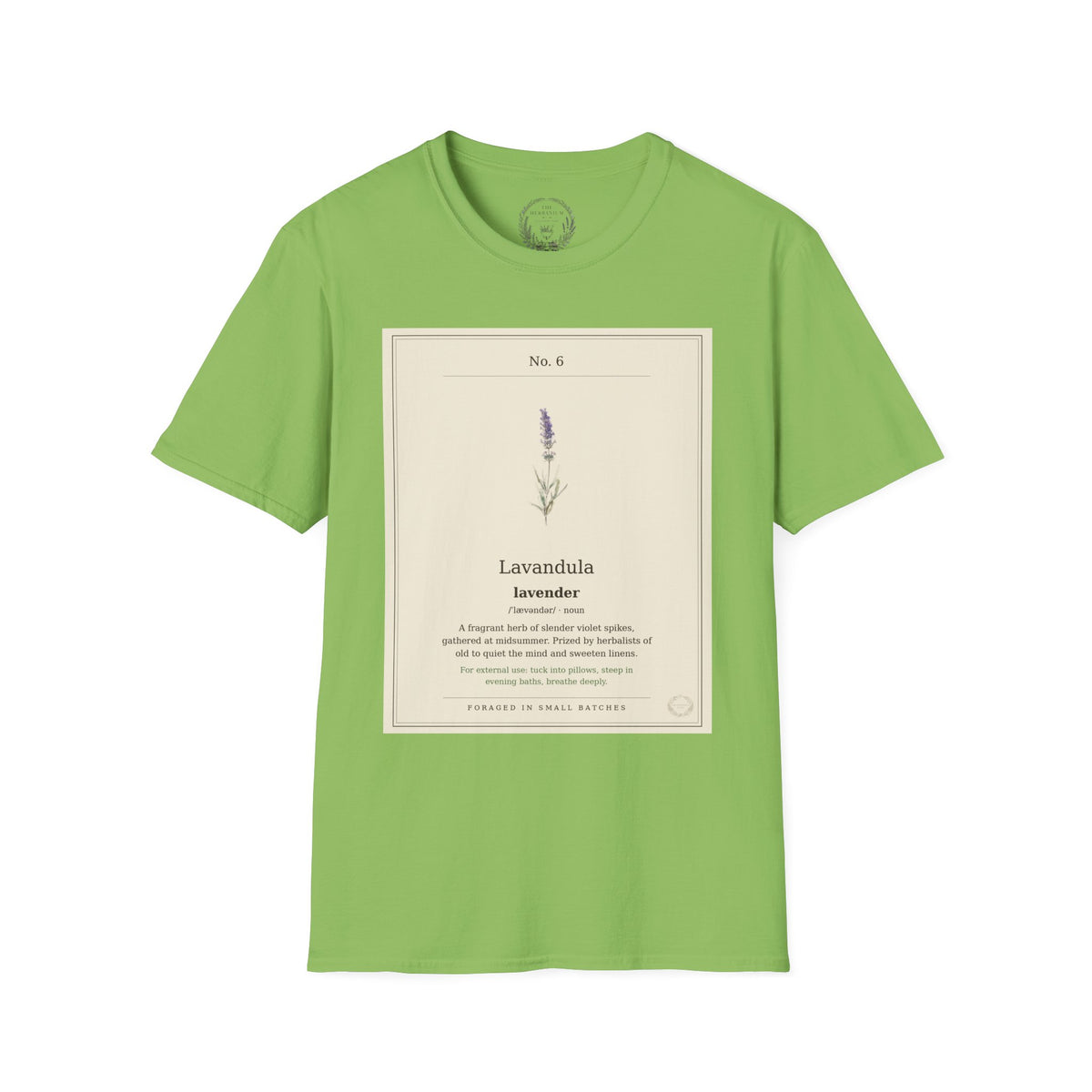 The Herbanium Tee - June Lavender - product photo 9