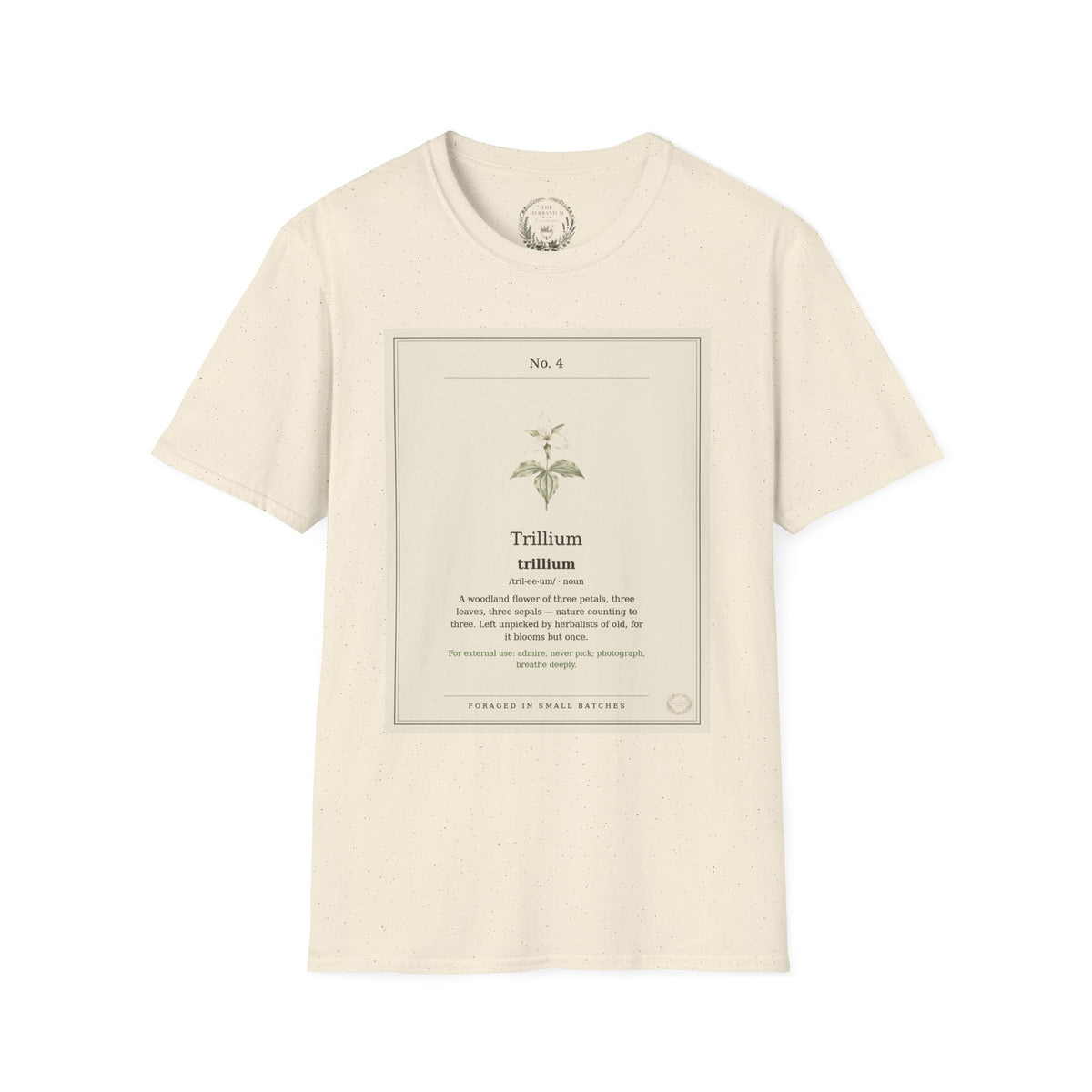 The Herbanium Tee - April Trillium - product photo 7